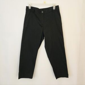 1Vintage White Stag Black Cotton Ankle Pants Womens Size 6